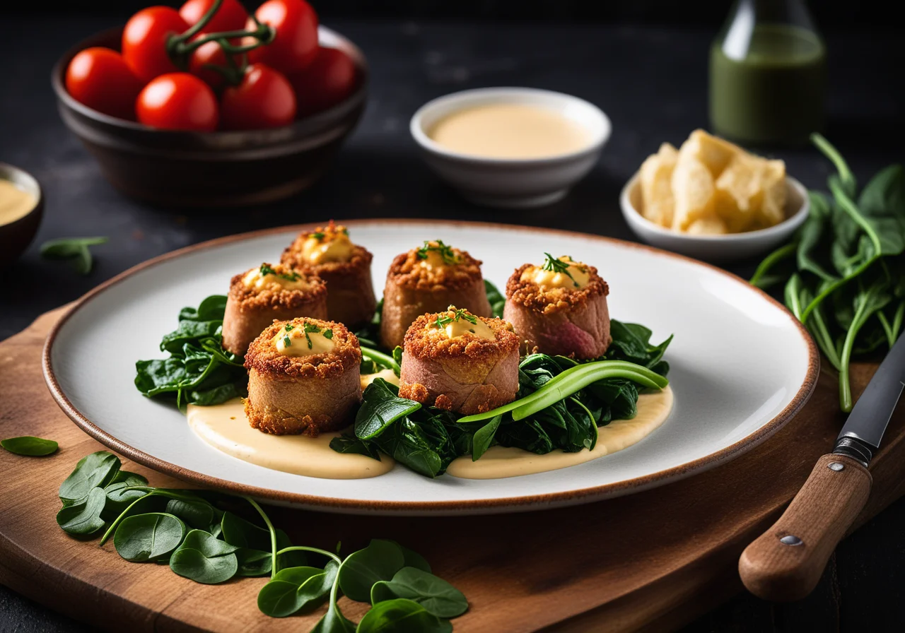 Crispy Beer Batter Pork Roulades