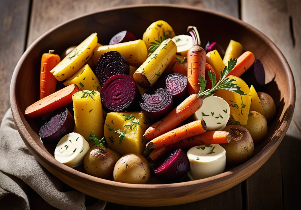 Colorful Oven Roasted Vegetables