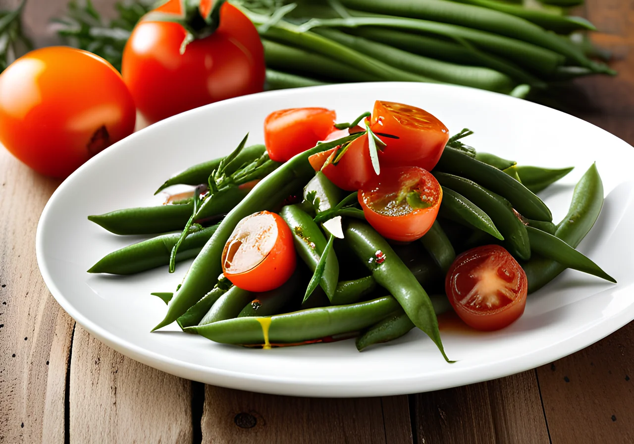 Green Bean and Tomato Side Dish