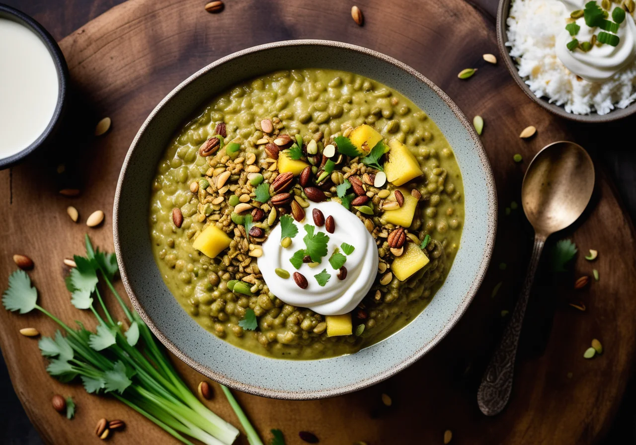 Vegetarian Lentil Pecan Curry