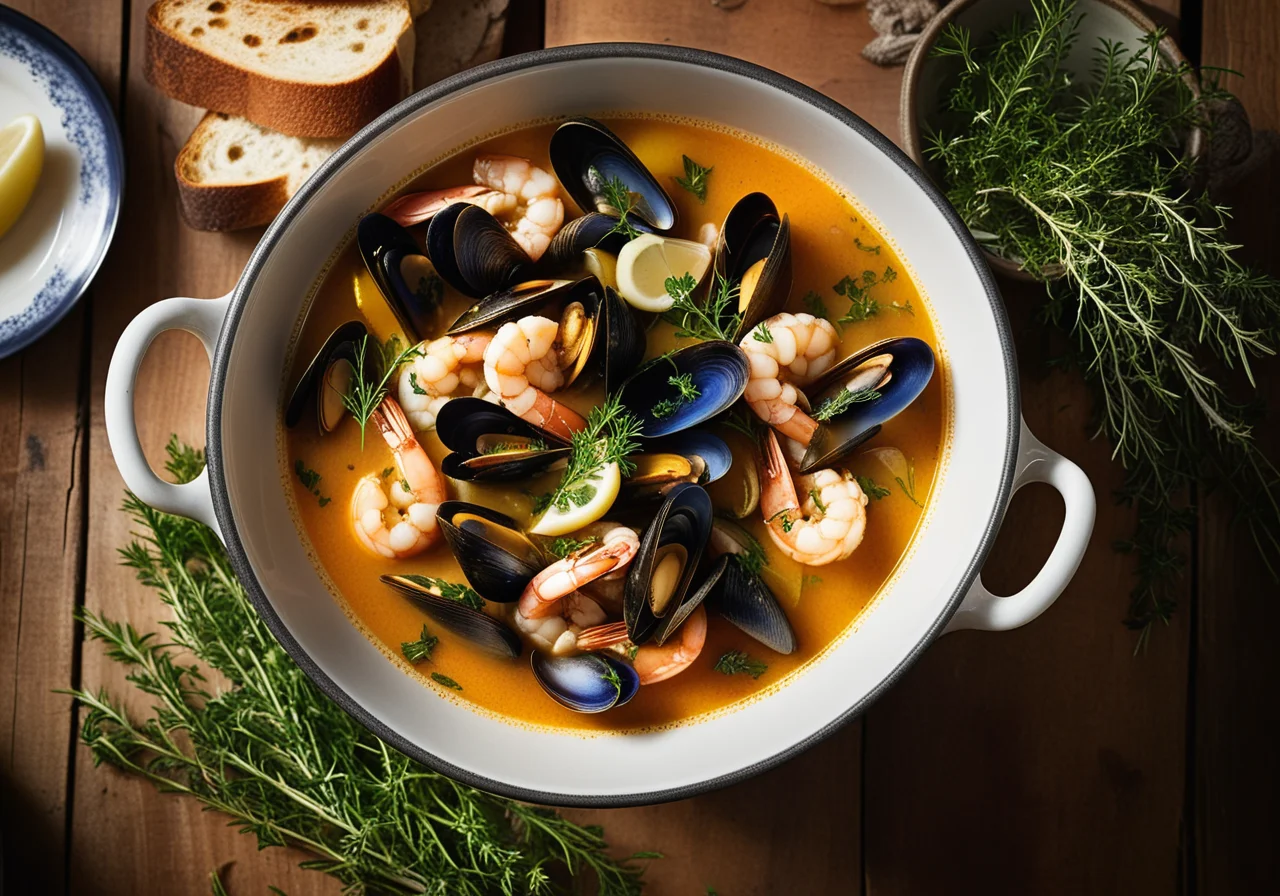 Fish Stew with Mussels