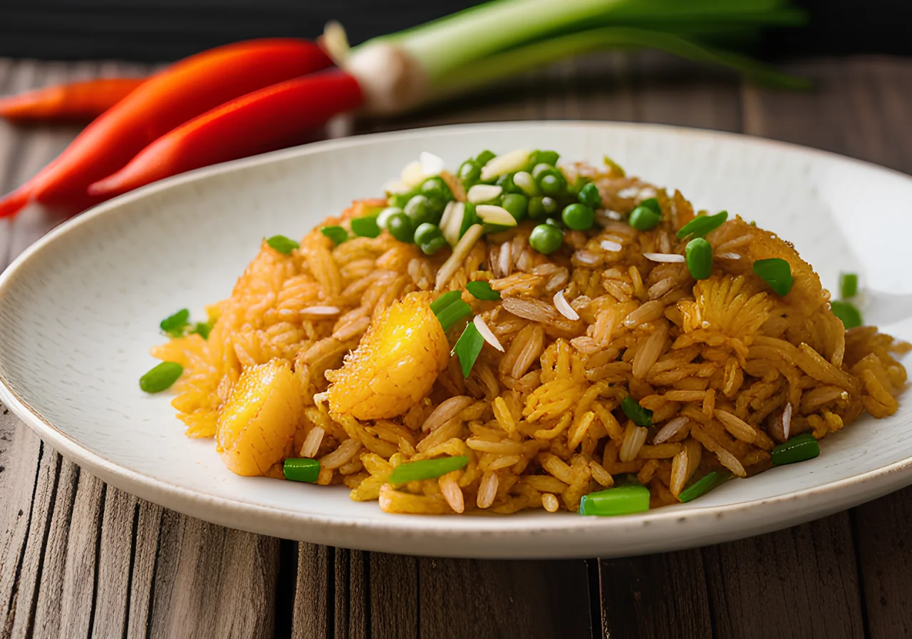 Fried Rice with Green Onions