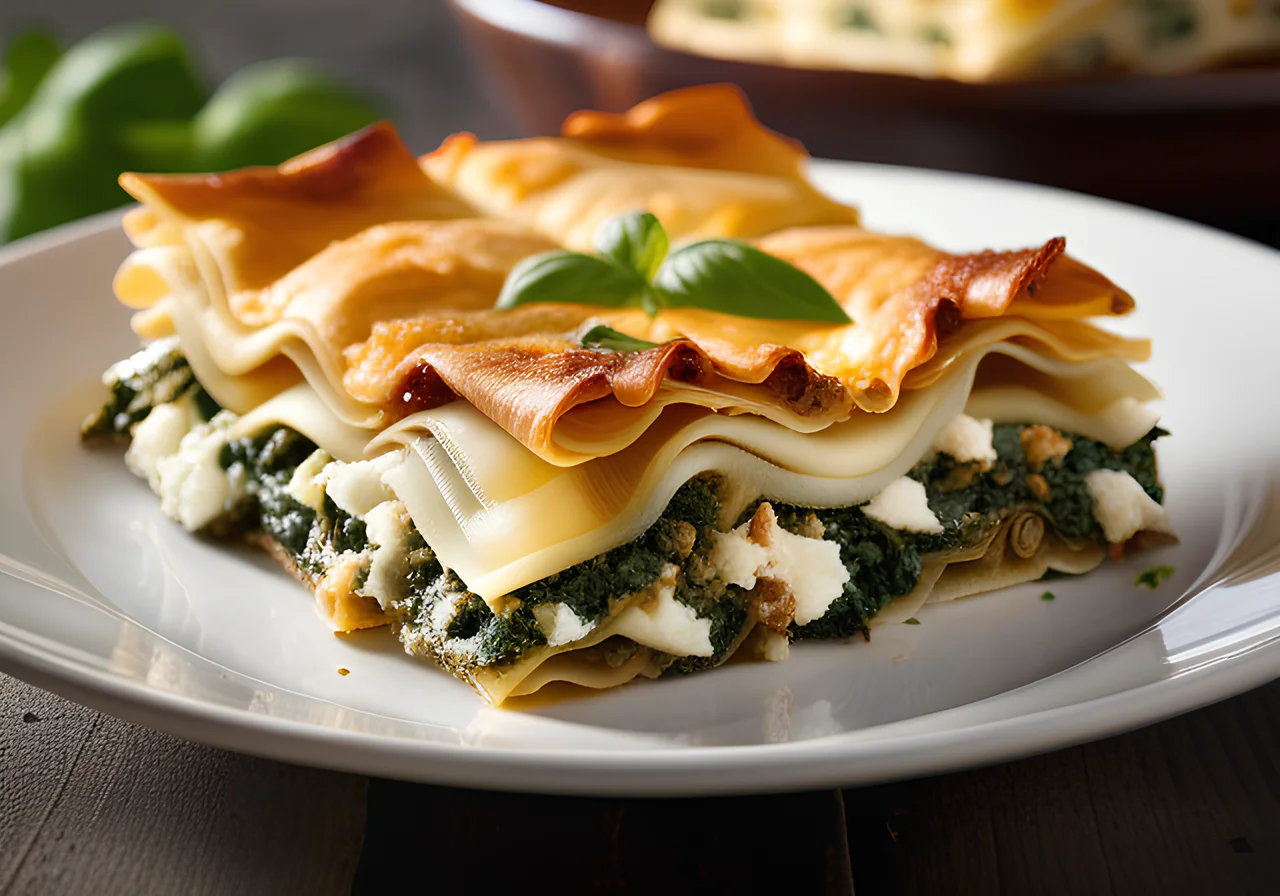 Börek Lasagna with Spinach and Feta