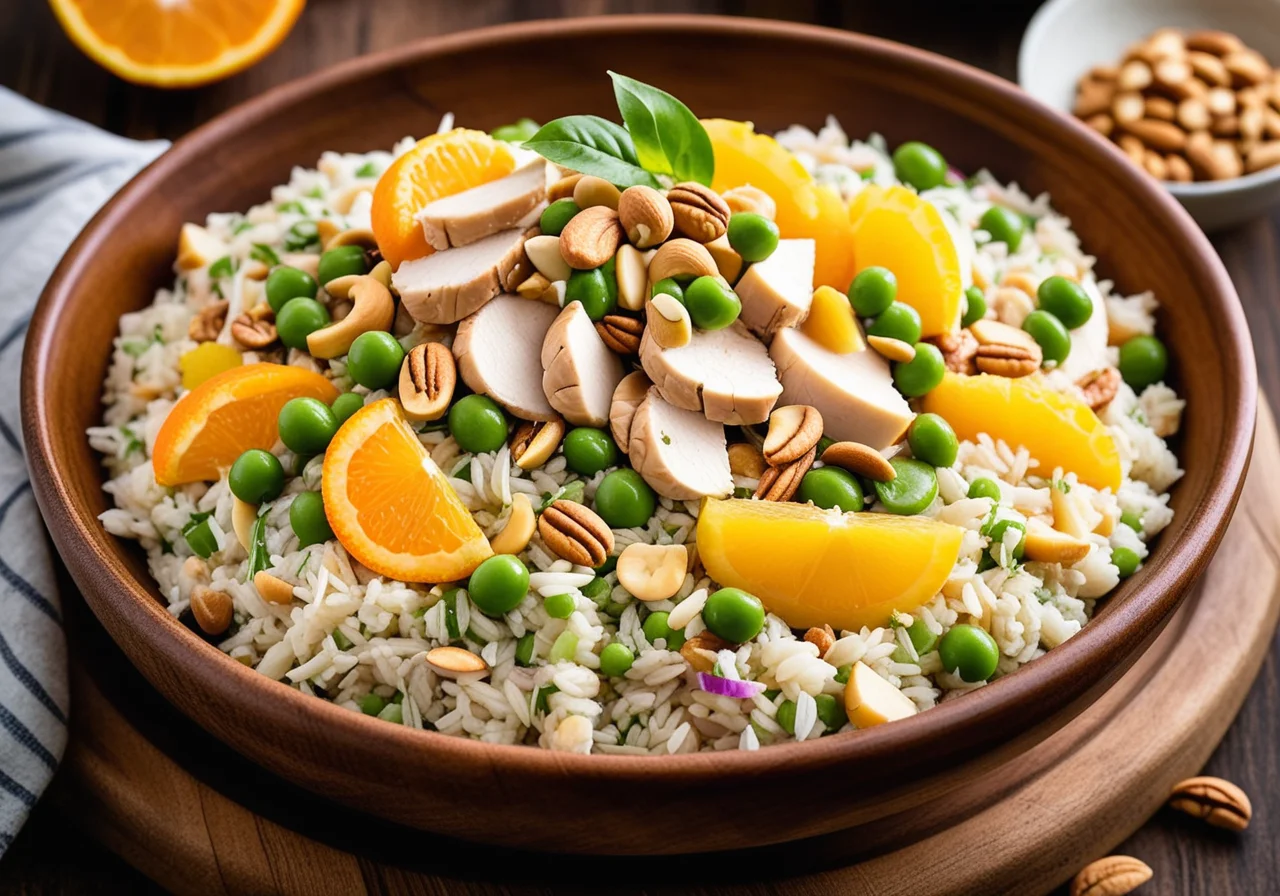 Fruity Chicken Rice Salad