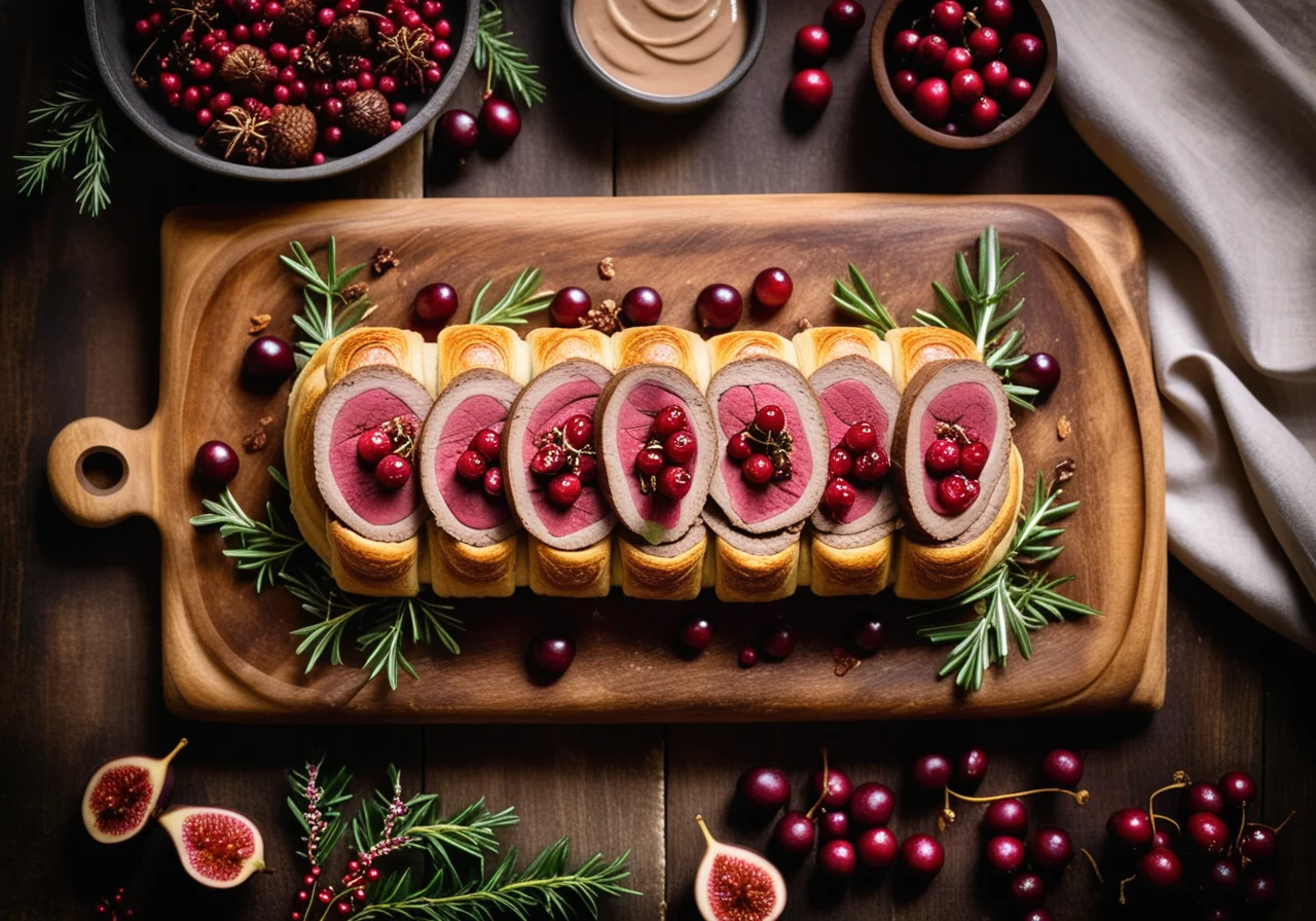 Veal Roulades with Chestnut Filling