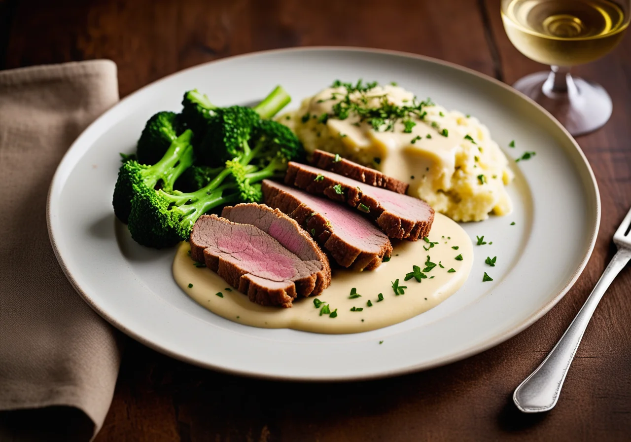 Veal Schnitzel with Vegetables