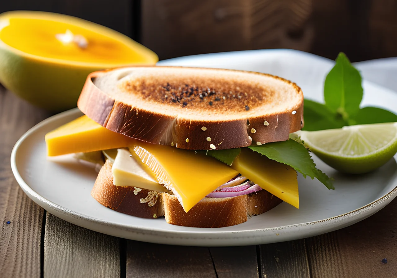 Turkey and Mango Sandwich