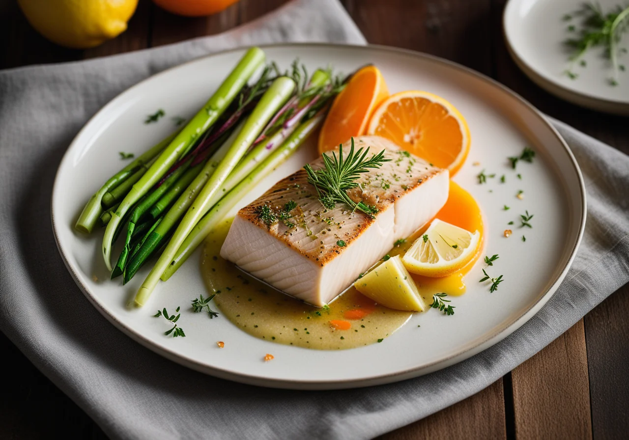 Steamed Fish with Vegetables