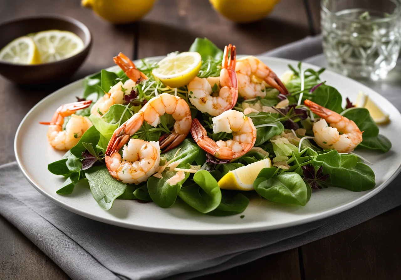 Crispy Shrimp Salad