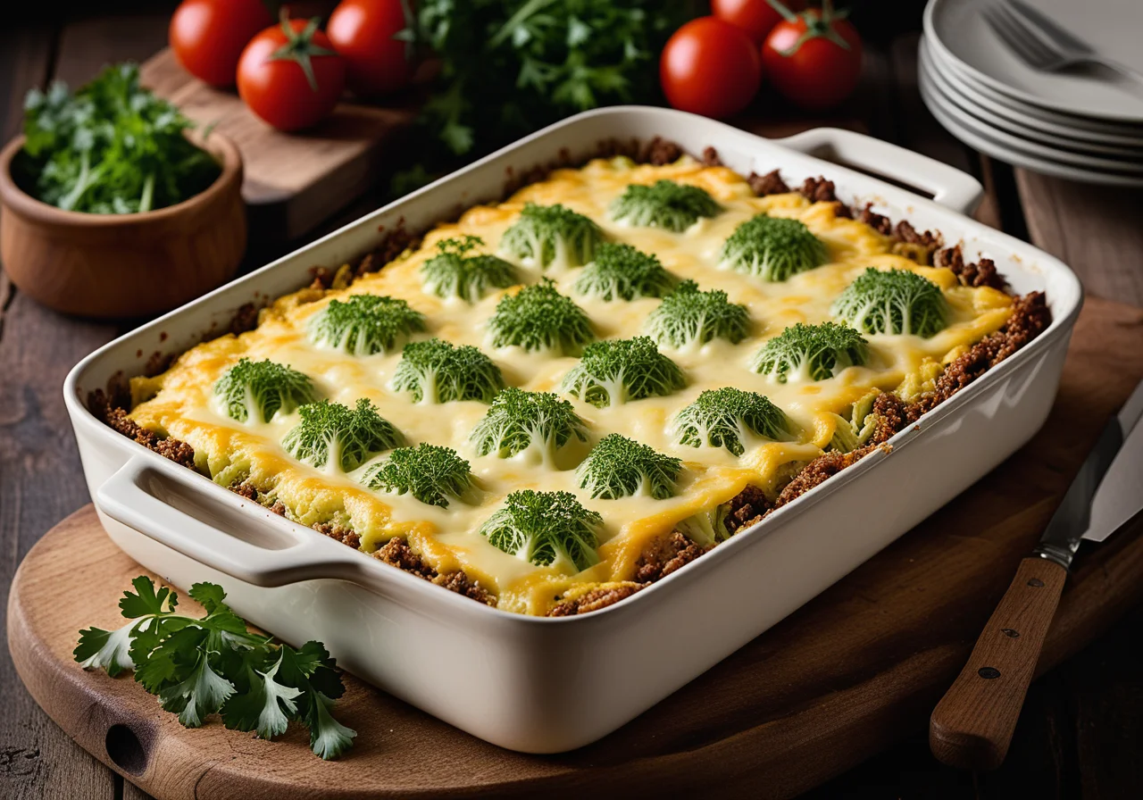 Cabbage Casserole with Ground Beef