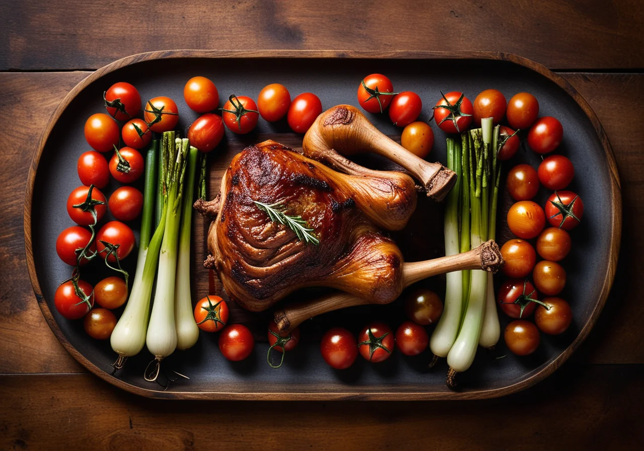 Roast Lamb with Vegetables