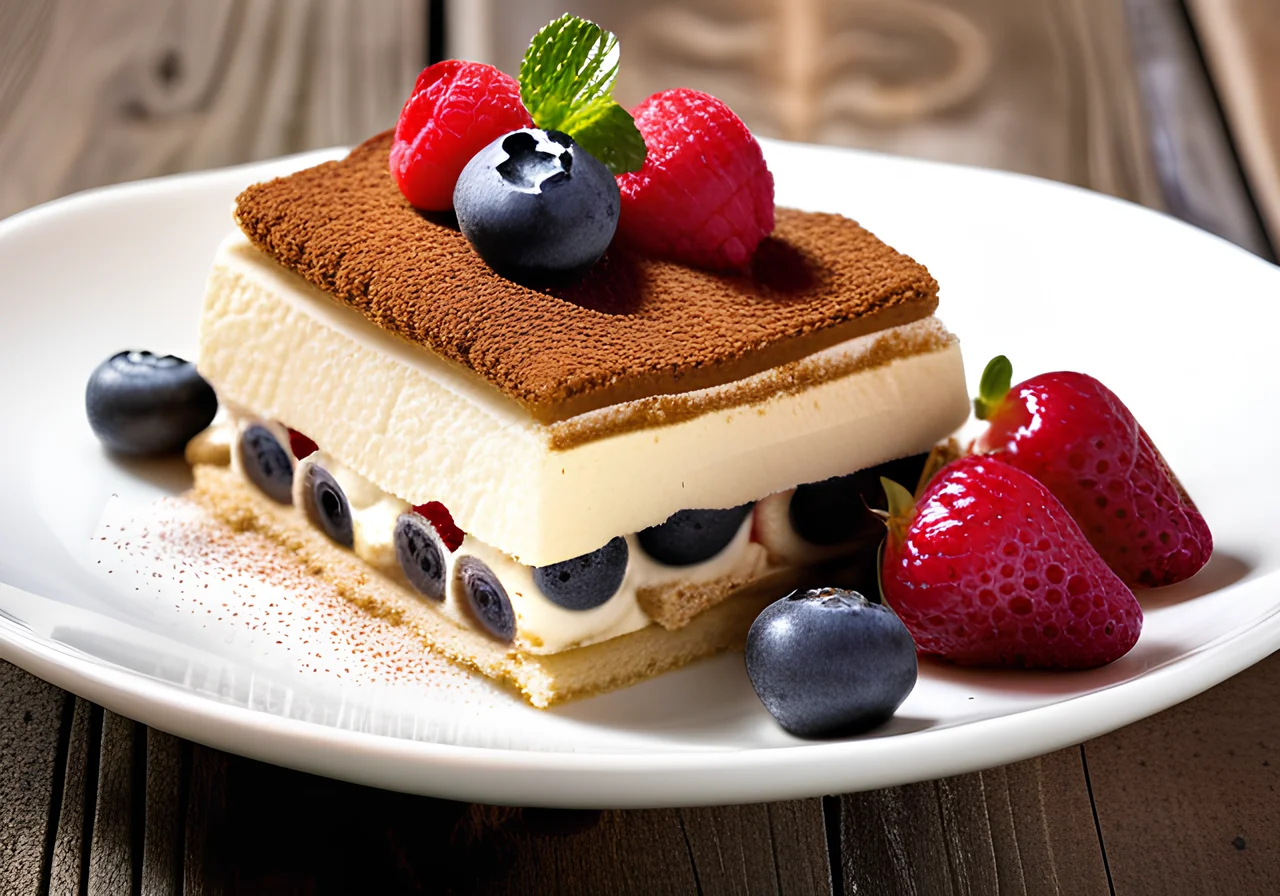 Tiramisu with Summer Berries