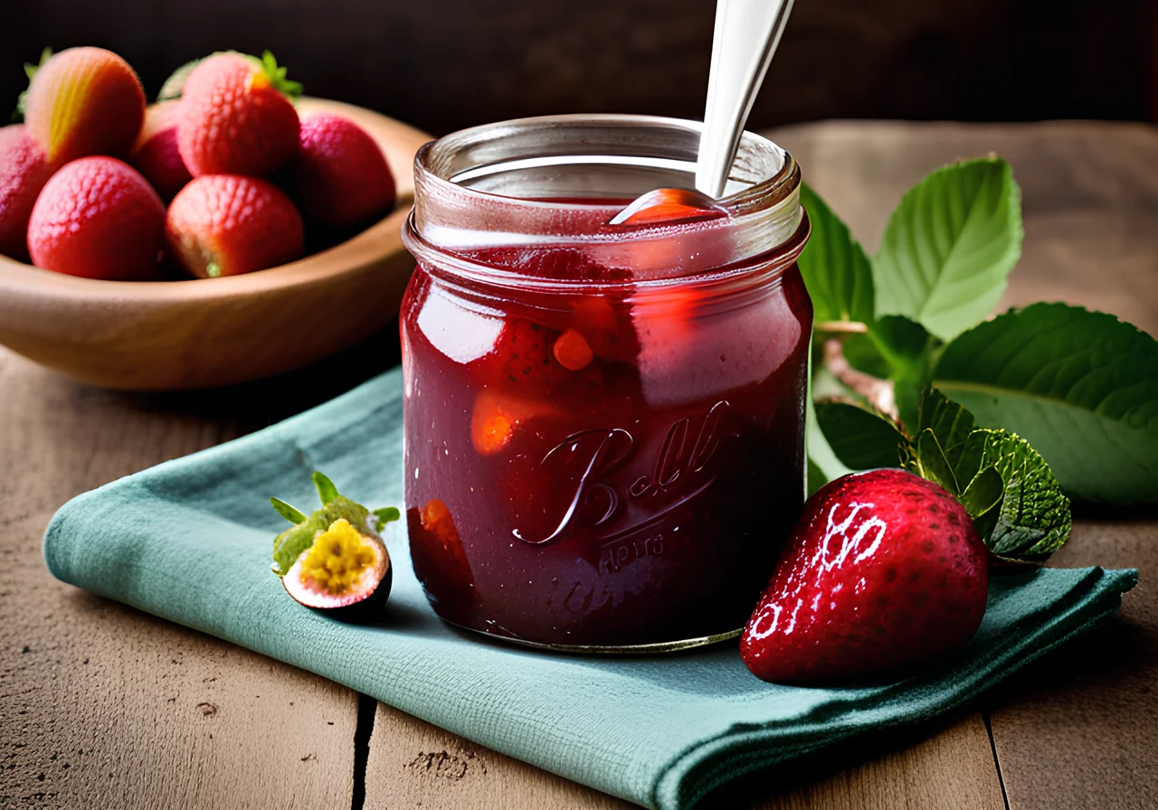 Strawberry Passionfruit Jam
