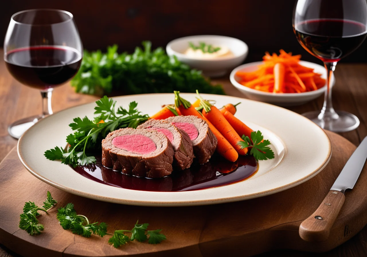 Stuffed Beef Roulade