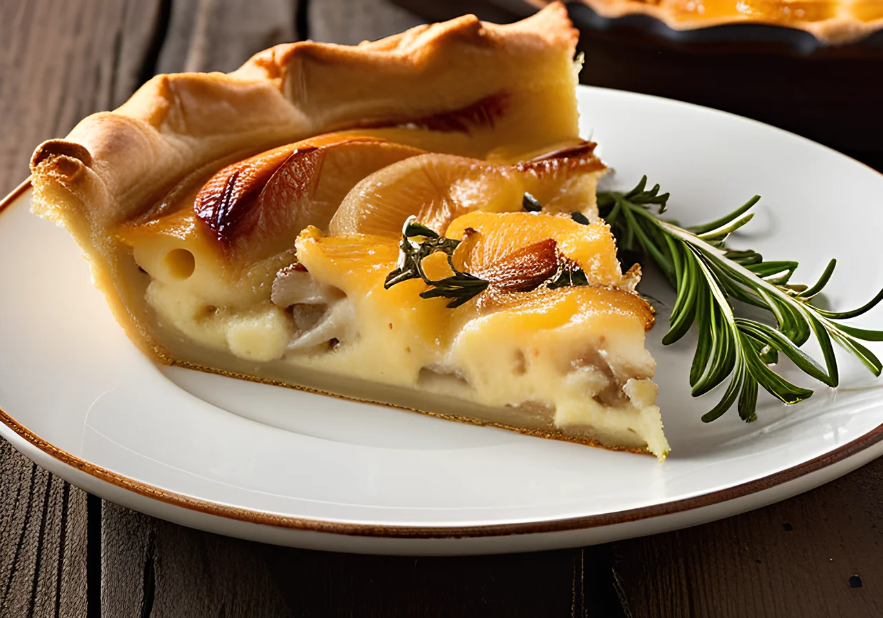 Onion Cake with Gouda