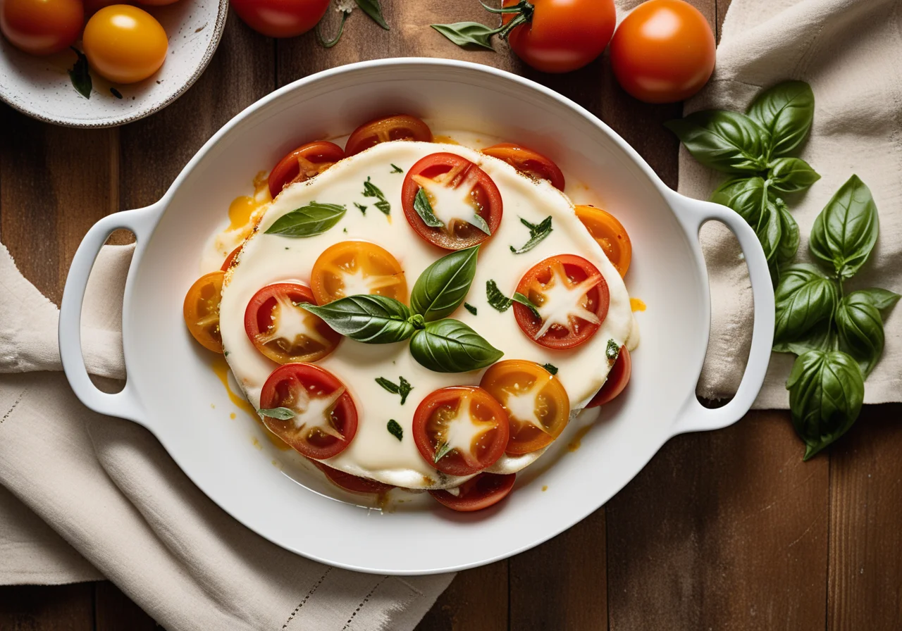Tomato-Mozzarella Casserole