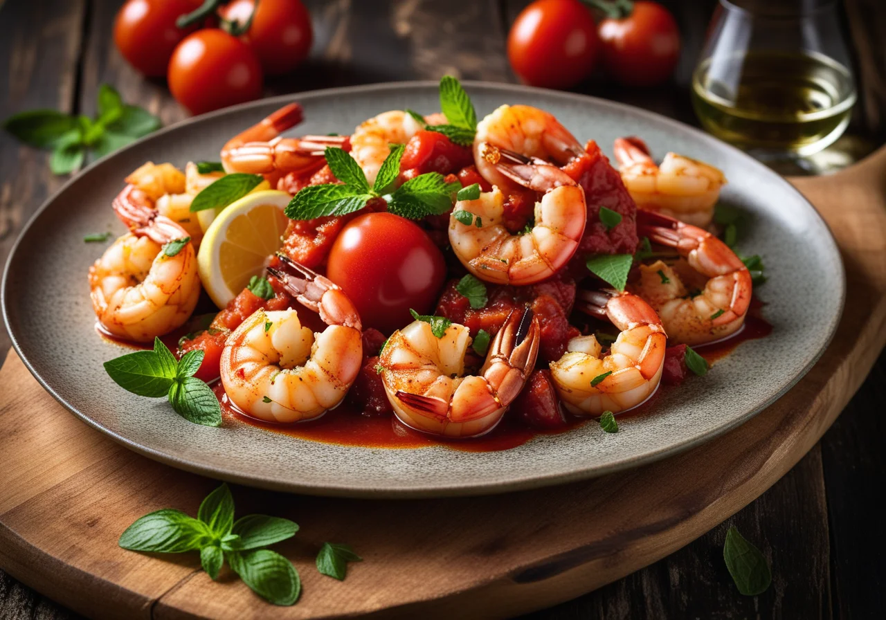 Baked Shrimp with Tomato Sauce