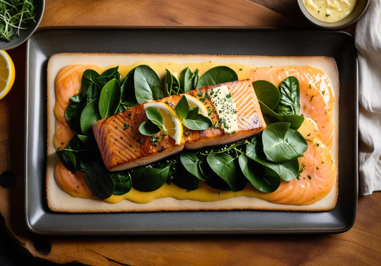 Pan-Seared Salmon Steak