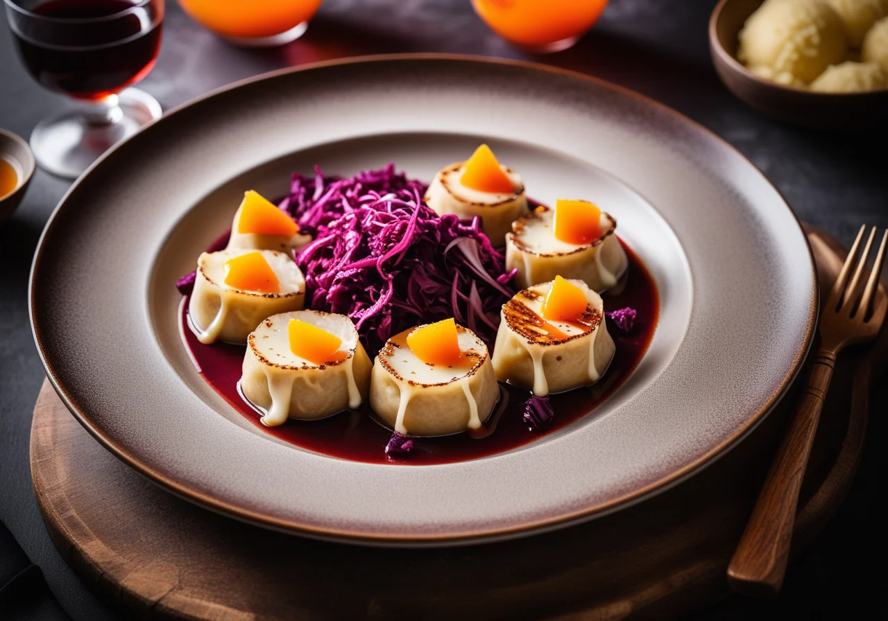 Duck Breast with Orange Sauce and Potato Dumplings