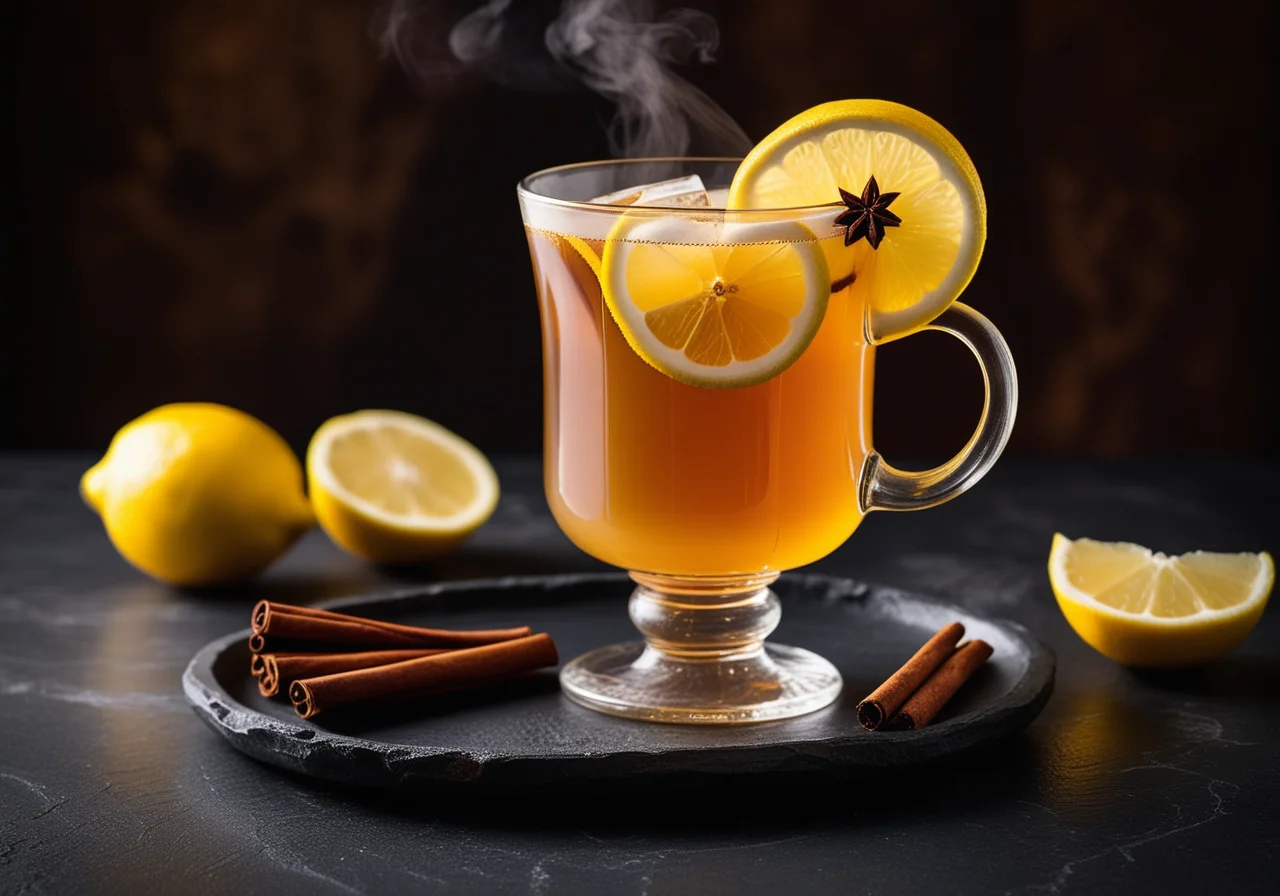 Wintercocktail in English Style (Hot Toddy)