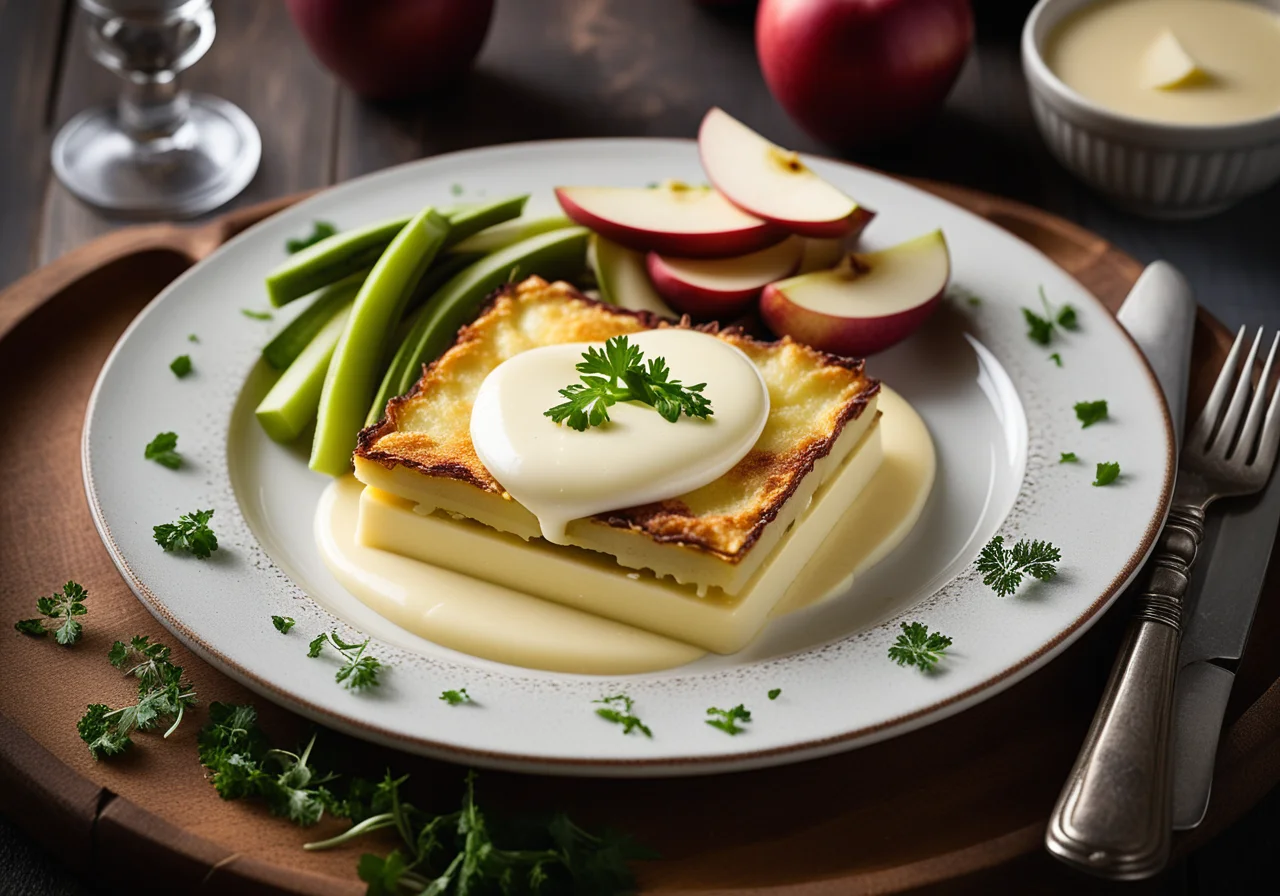 Potato Gratin with Celery and Apple