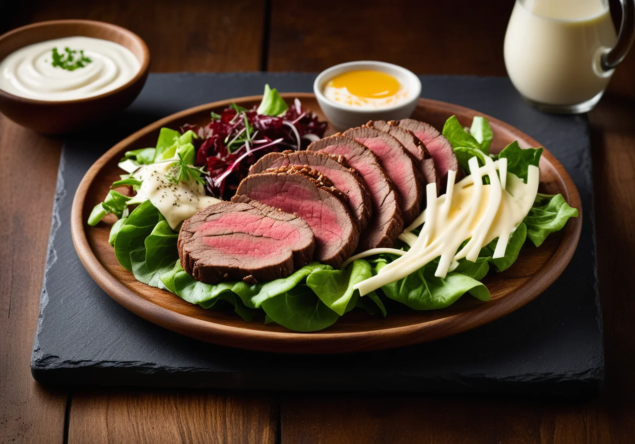 Vienna-Style Beef Plate with Cooked Salad