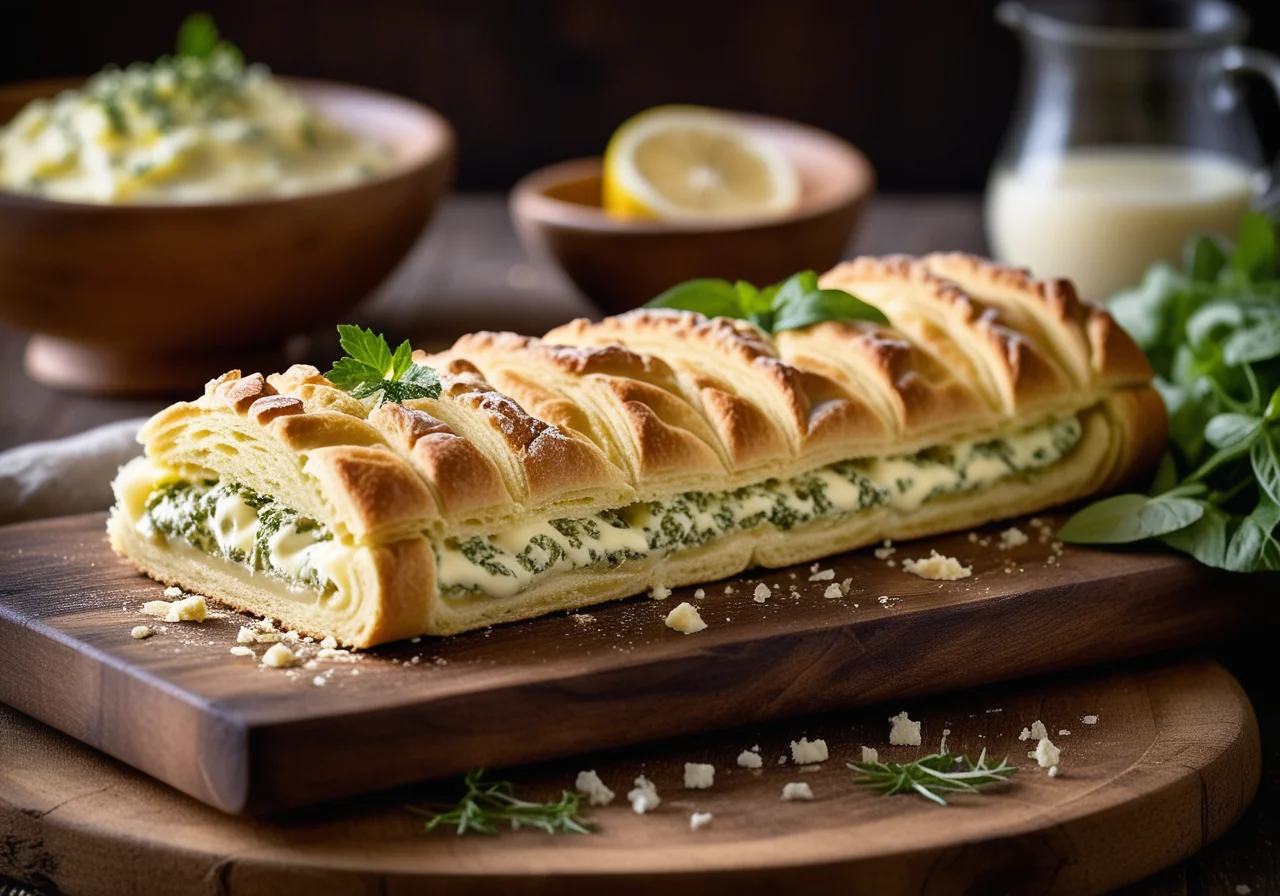 Quark Herb Strudel