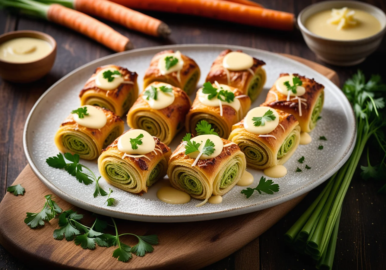 Baked Leek Rolls