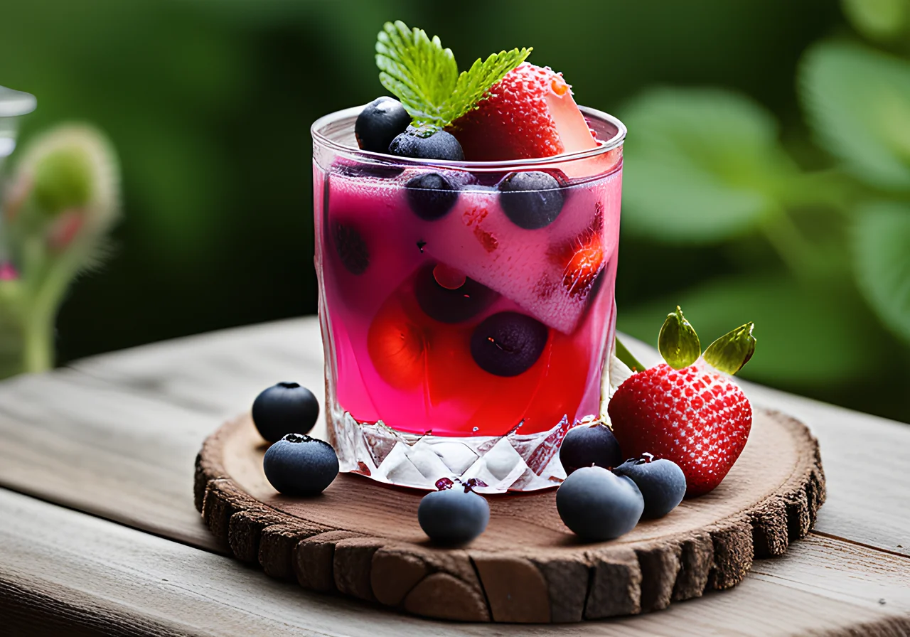 Colorful Berry Punch