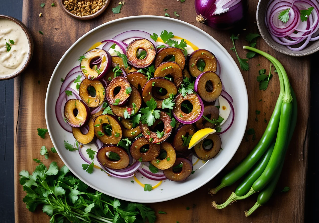 Moroccan-Style Eggplant Salad