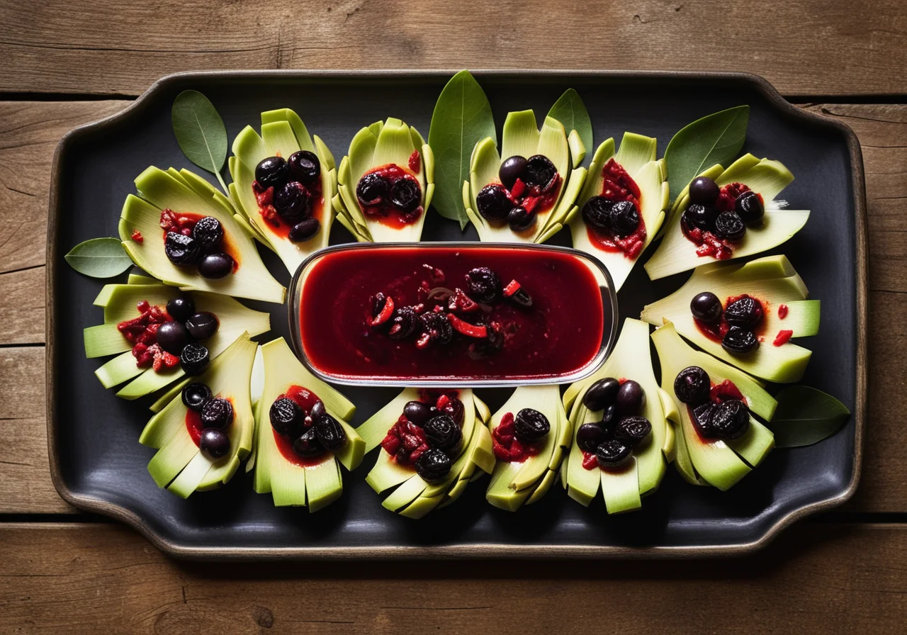 Artichokes with Chili Dressing
