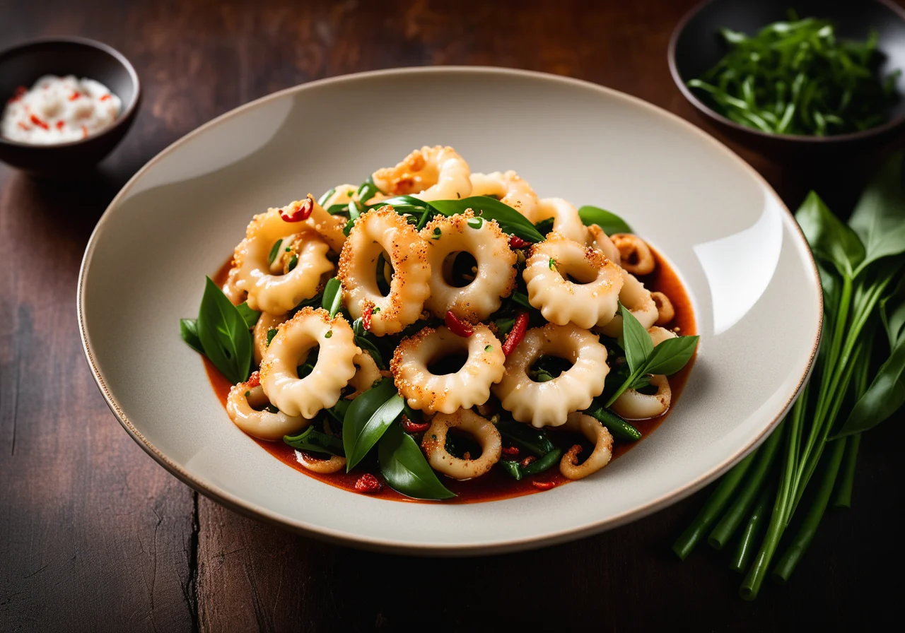 Spicy Wok Calamari