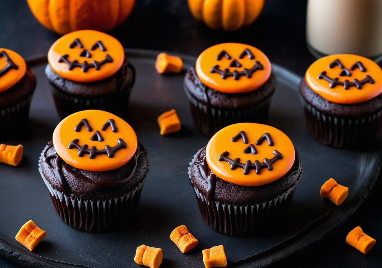 Skeleton Cupcake for Halloween