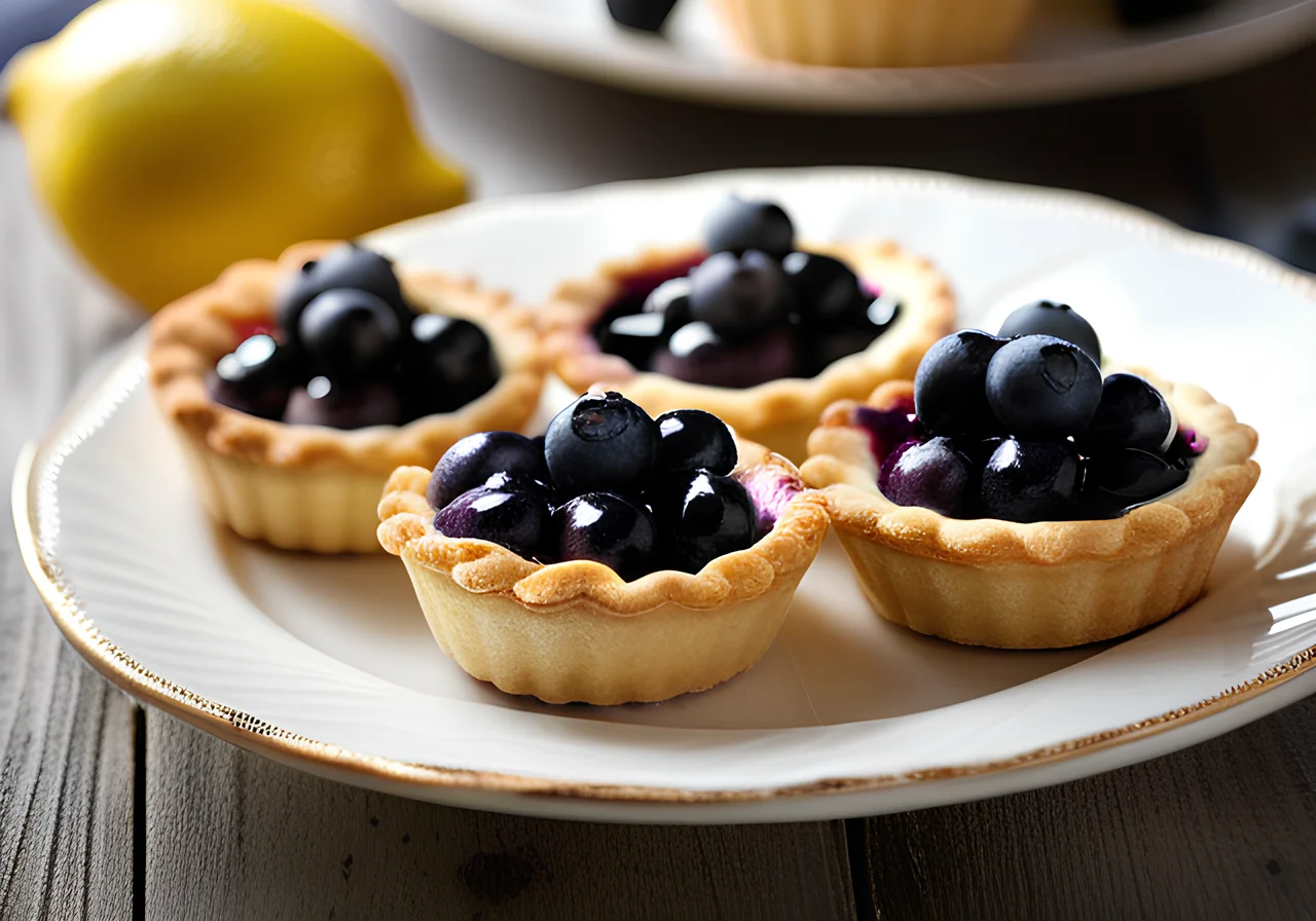 Lemon Blueberry Tartlets
