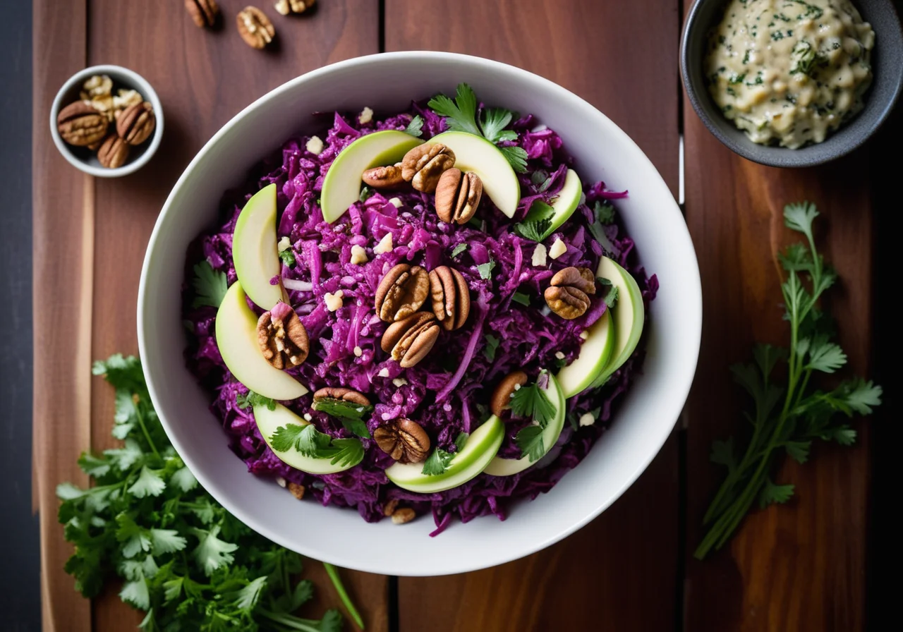 Red Cabbage Lentil Salad