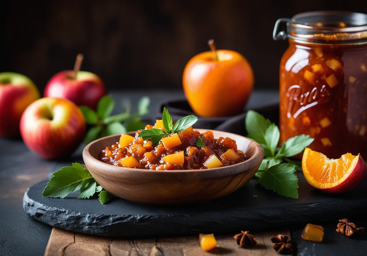 Apfel-Chutney süß