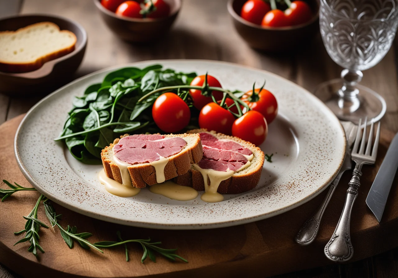 Veal Fillet with White Bread Crust