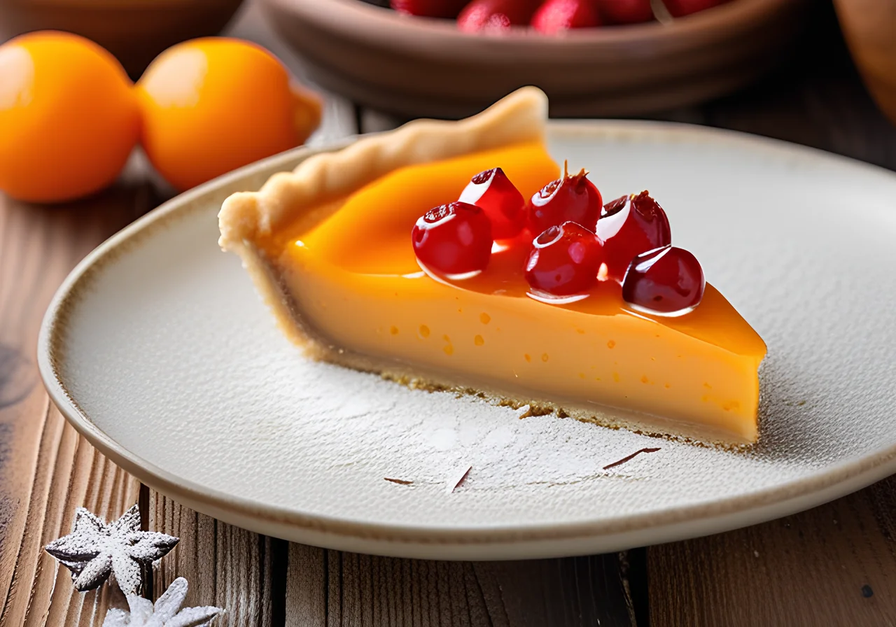Sea Buckthorn Lemon Tart