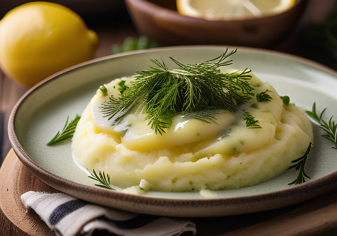 Lemon Potato Mash with Herbs