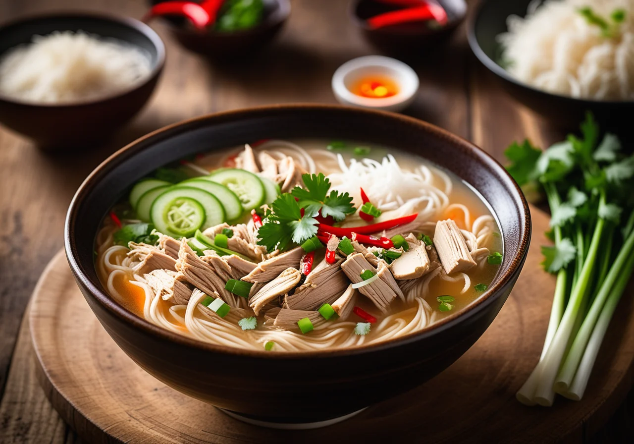 Chicken Soup in Vietnamese Style