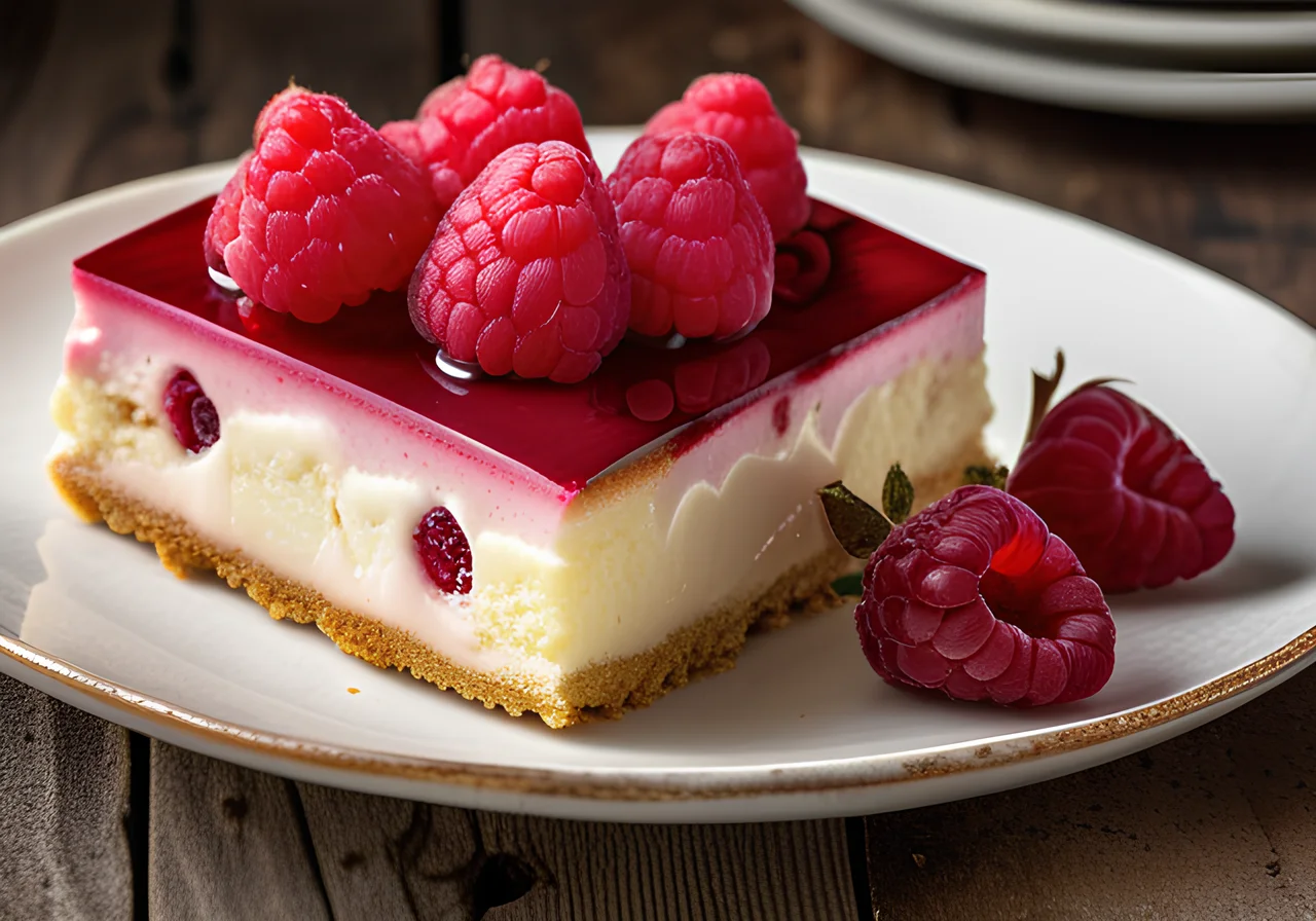 Raspberry Cream Cheese Cake