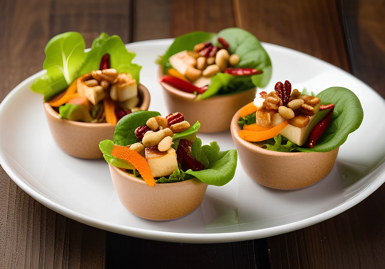 Tofu Salad Cups
