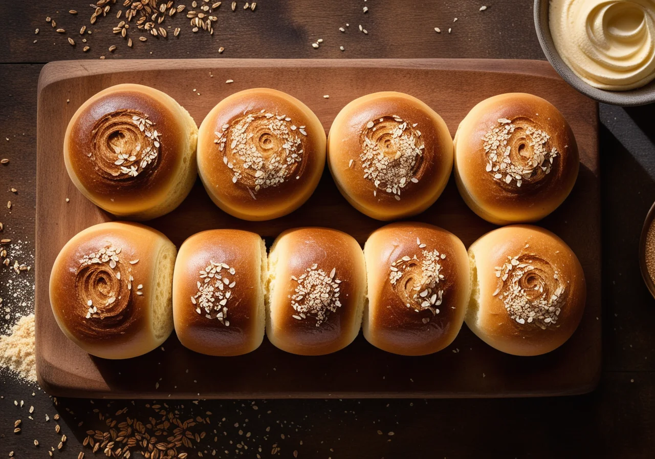 Quick Whole‑Wheat Quark Rolls