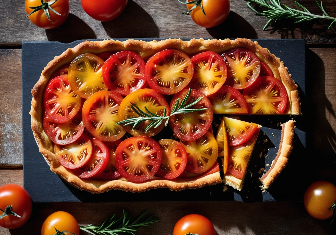 Tomato Tart with Rosemary