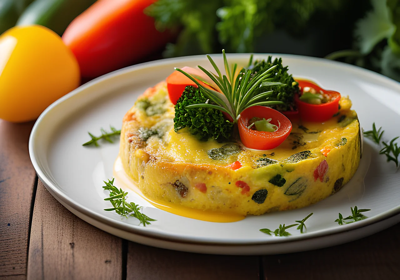 Vegetable and Olive Frittata