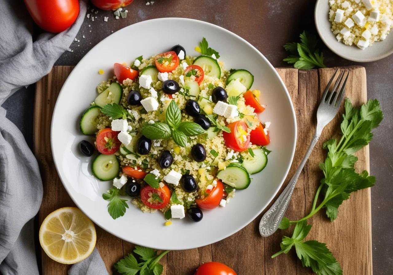 Greek Bulgur Salad