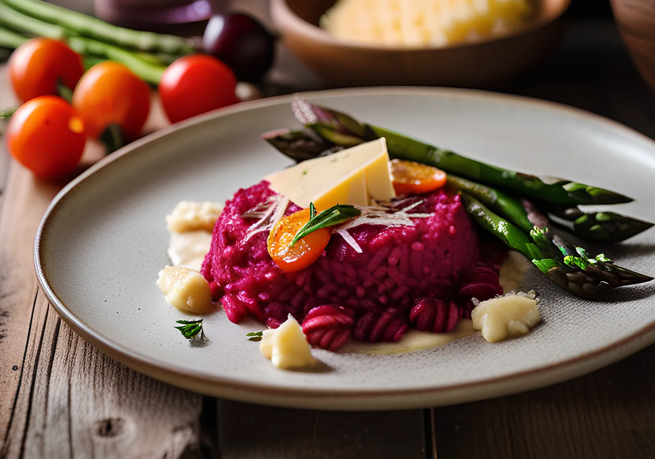 Red Beet Risotto