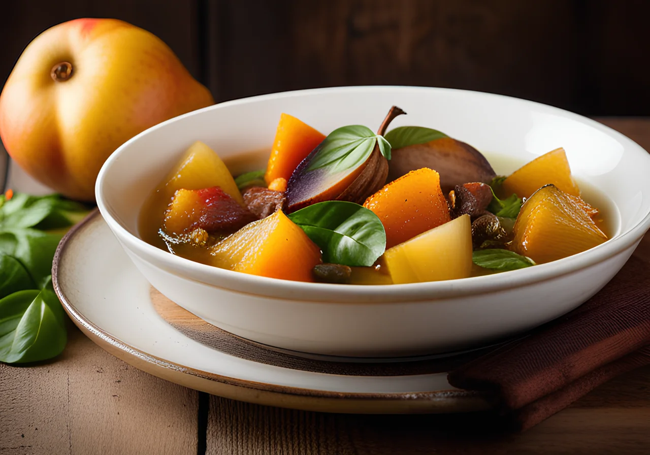 Vegetable Stew with Pears
