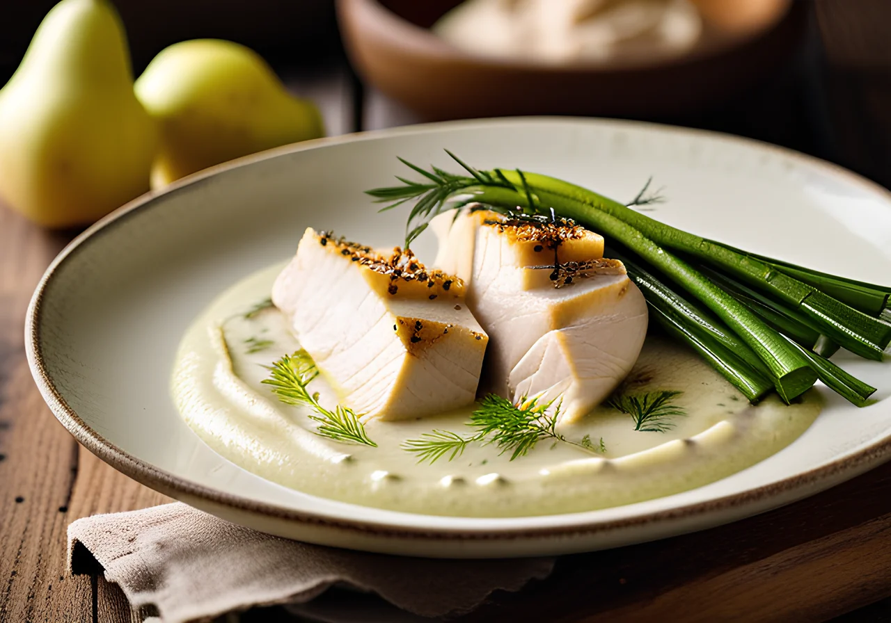 Fennel Puree with Chicken