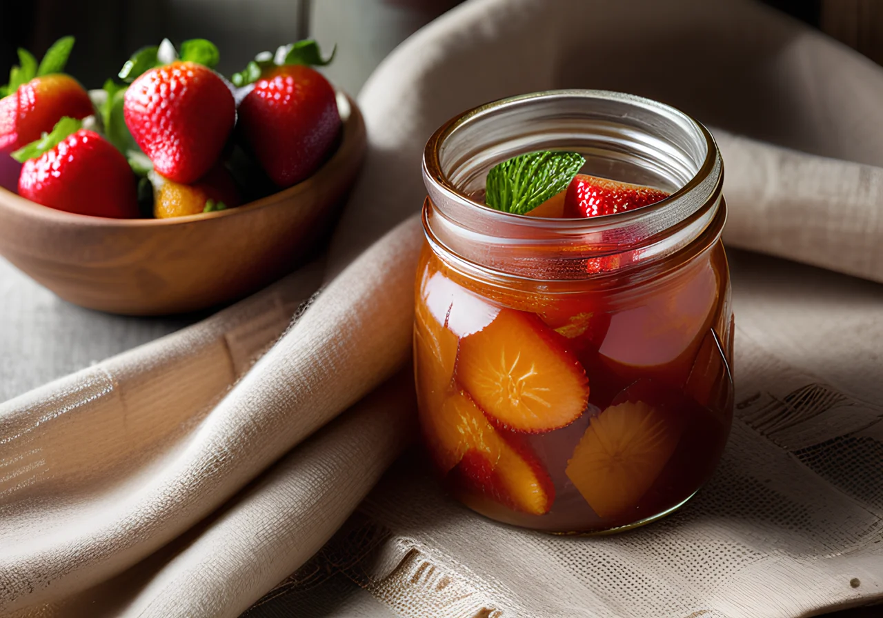 Strawberry-ginger Marmalade with Vanilla